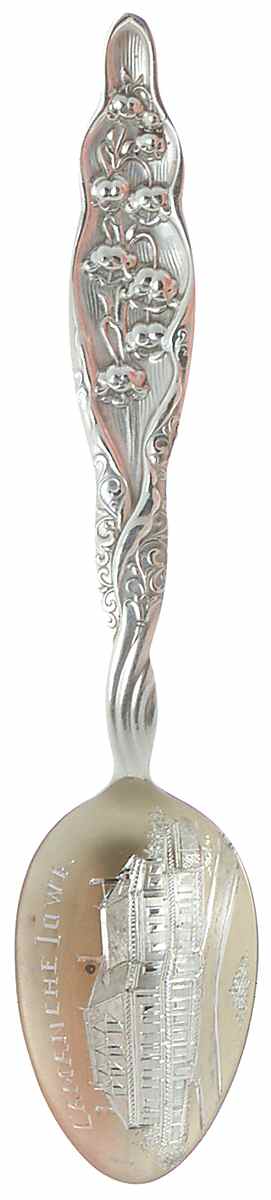Iowa Souvenir Spoon Camanche - No Box by Unknown Mfg Silver-1