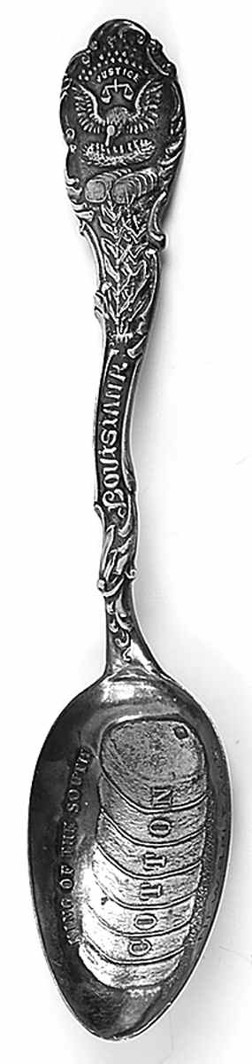 Louisiana Souvenir Spoon New Orleans - No Box by Unknown Mfg Silver-1