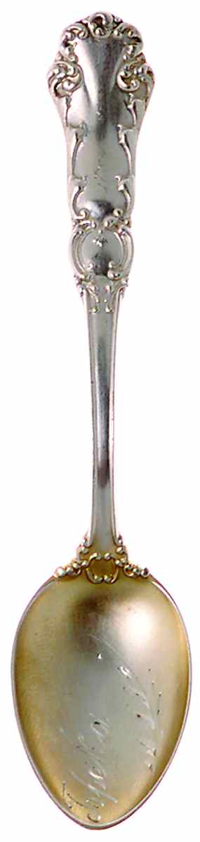 Kansas Souvenir Spoon Topeka - No Box by Unknown Mfg Silver-1