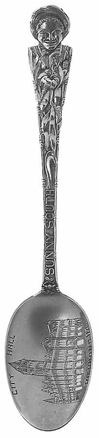 Virginia Souvenir Spoon City Hall - No Box by Unknown Mfg Silver-1