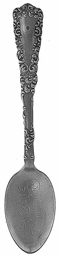 Montana Souvenir Spoon Yellowstone Park - No Box by Unknown Mfg Silver-1