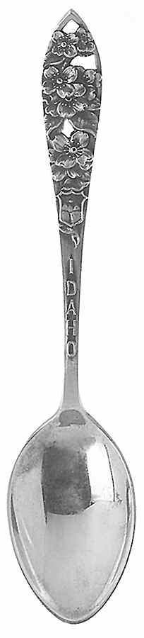 Idaho Souvenir Spoon Idaho - No Box by Unknown Mfg Silver-1