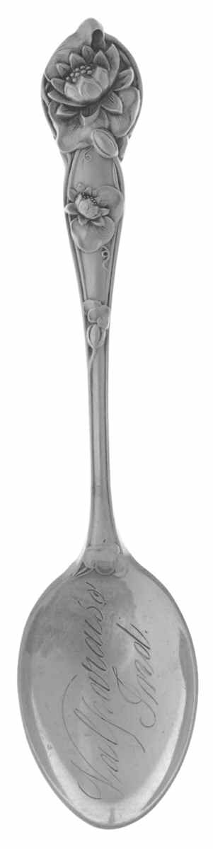 Indiana Souvenir Spoon Valpariso - No Box by Unknown Mfg Silver-1
