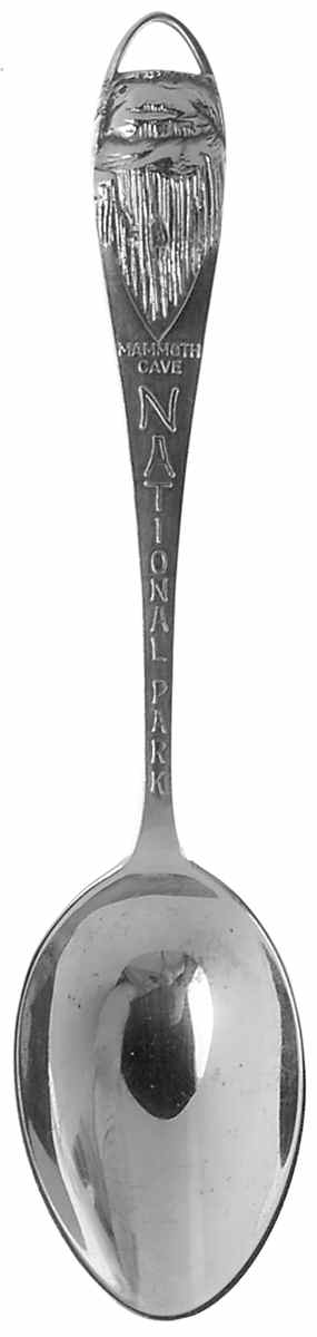 Kentucky Souvenir Spoon Mammoth Cave National Park - No Box by Unknown Mfg Silver-1