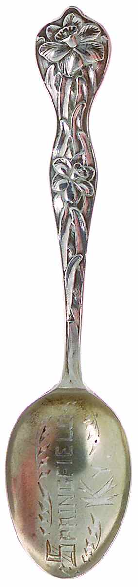 Kentucky Souvenir Spoon Springfield Kentucky - No Box by Unknown Mfg Silver-1