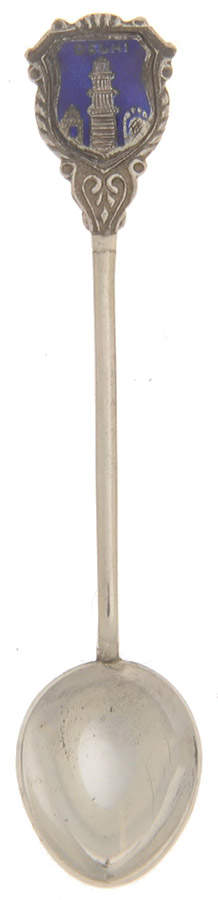 Various Sterling Souvenir Spoons Delhi - No Box by Unknown Mfg Silver-1