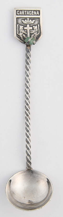 Various Sterling Souvenir Spoons Cartagena - No Box by Unknown Mfg Silver-1