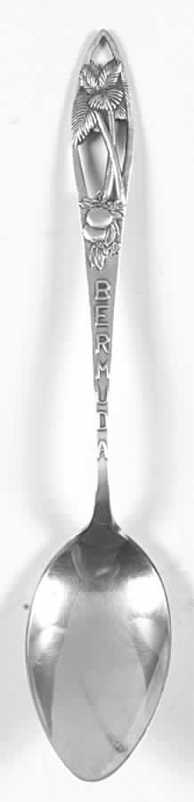 Various Sterling Souvenir Spoons Bermiuda-Teaspoon - No Box by Unknown Mfg Silver-1
