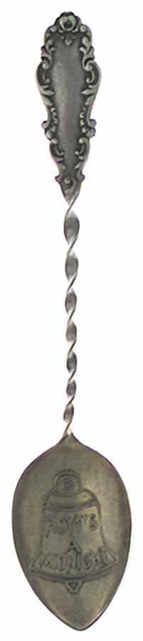 Various Sterling Souvenir Spoons Hoyt's A Midnight - No Box by Unknown Mfg Silver-1