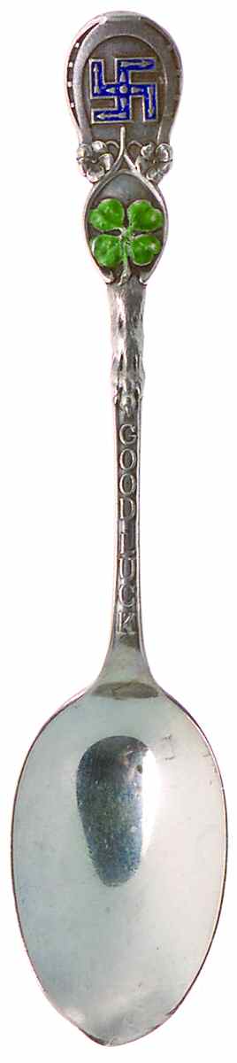 Various Sterling Souvenir Spoons Goodluck - No Box by Unknown Mfg Silver-1