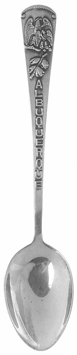 Various Sterling Souvenir Spoons Albuquerque - No Box by Unknown Mfg Silver-1