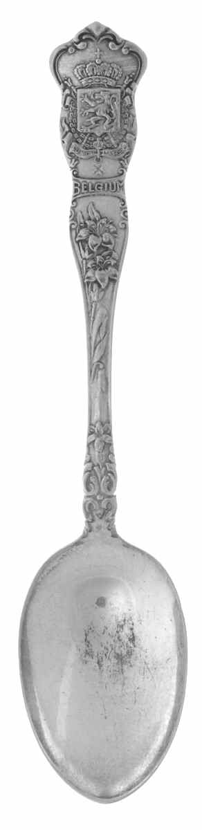 Various Sterling Souvenir Spoons Belgium - No Box by Unknown Mfg Silver-1