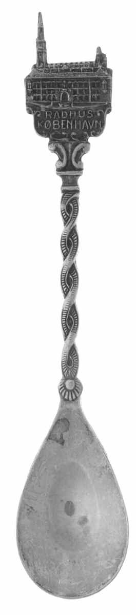 Various Sterling Souvenir Spoons Radhus, Kobenhavn - No Box by Unknown Mfg Silver-1