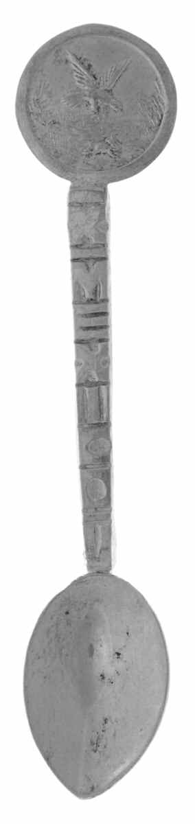 Various Sterling Souvenir Spoons Mexico-Eagle And Rabbit - No Box by Unknown Mfg Silver-1