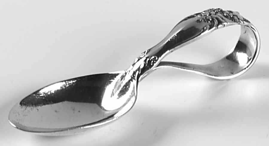 Various Sterling Souvenir Spoons Kitten On Handle - No Box by Unknown Mfg Silver-1