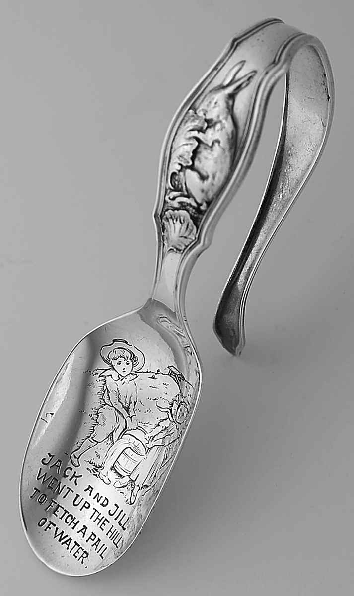 Various Sterling Souvenir Spoons Jack & Jill - No Box by Unknown Mfg Silver-1