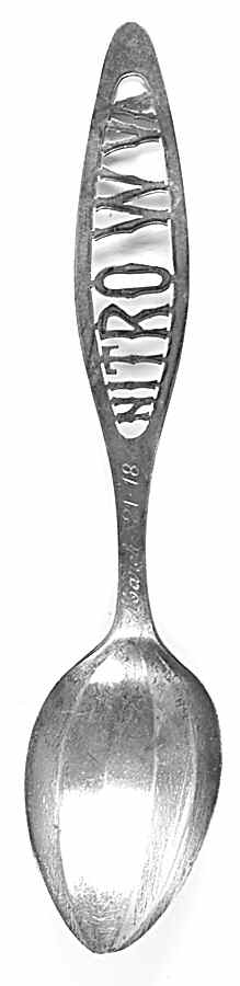 West Virginia Souvenir Spoon Nitro, West Virginia-Fruit Spoon - No Box by Unknown Mfg Silver-1