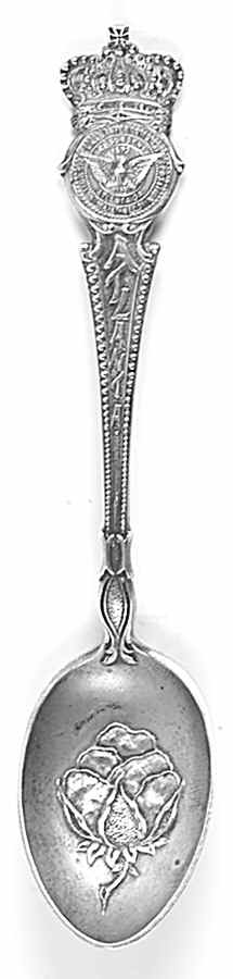 Georgia Souvenir Spoon Cotton Exposition-Atlanta Ga - No Box by Unknown Mfg Silver-1