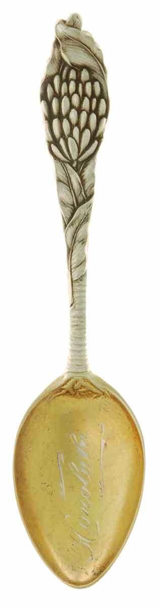 Hawaii Souvenir Spoon Honolulu-Bananas - No Box by Unknown Mfg Silver-1