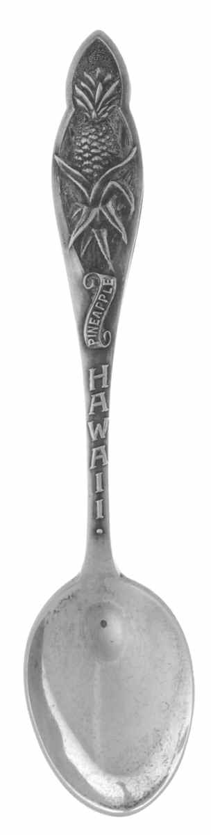 Hawaii Souvenir Spoon Hawaii-Pineapple - No Box by Unknown Mfg Silver-1