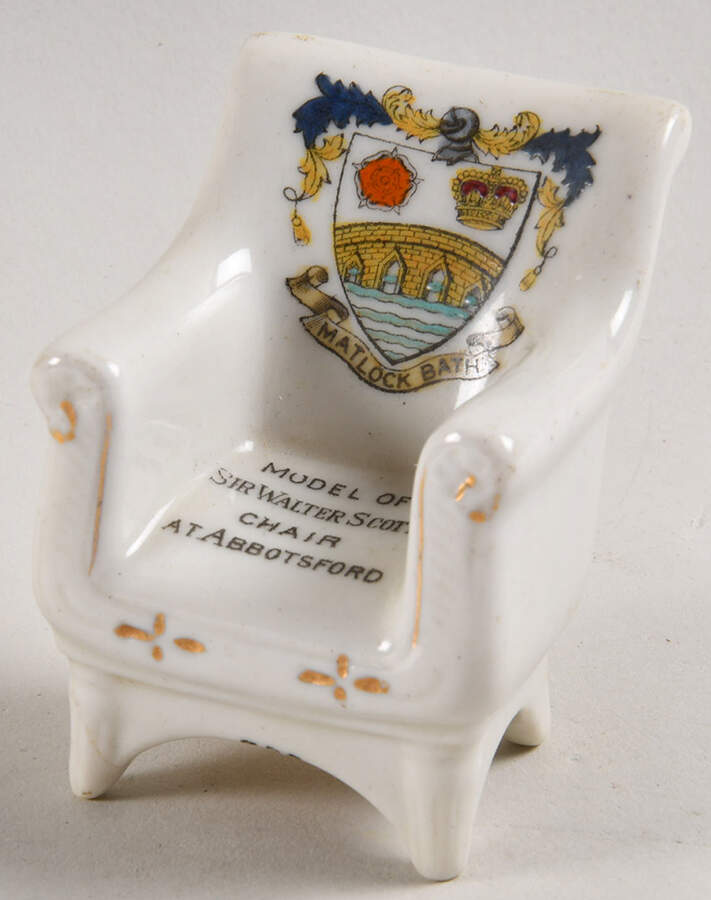 British Crested Ware Chair-Abbotsford - No Box by Unknown Manufacturer-1