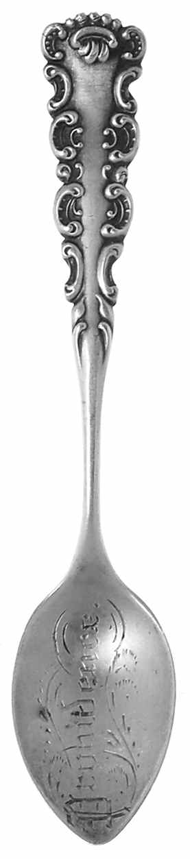 Rhode Island Souvenir Spoon Providence - No Box by Unknown Mfg Silver-1