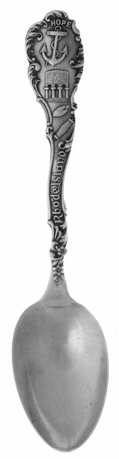 Rhode Island Souvenir Spoon Rhode Island - No Box by Unknown Mfg Silver-1