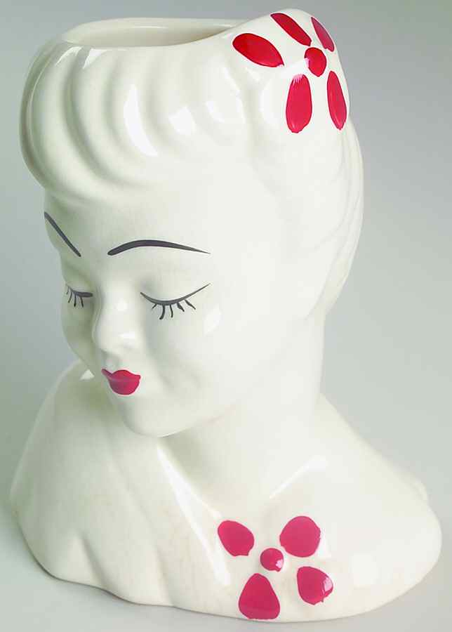 Head Vases Betty Grable Look Alike - No Box by Unknown Manufacturer-1