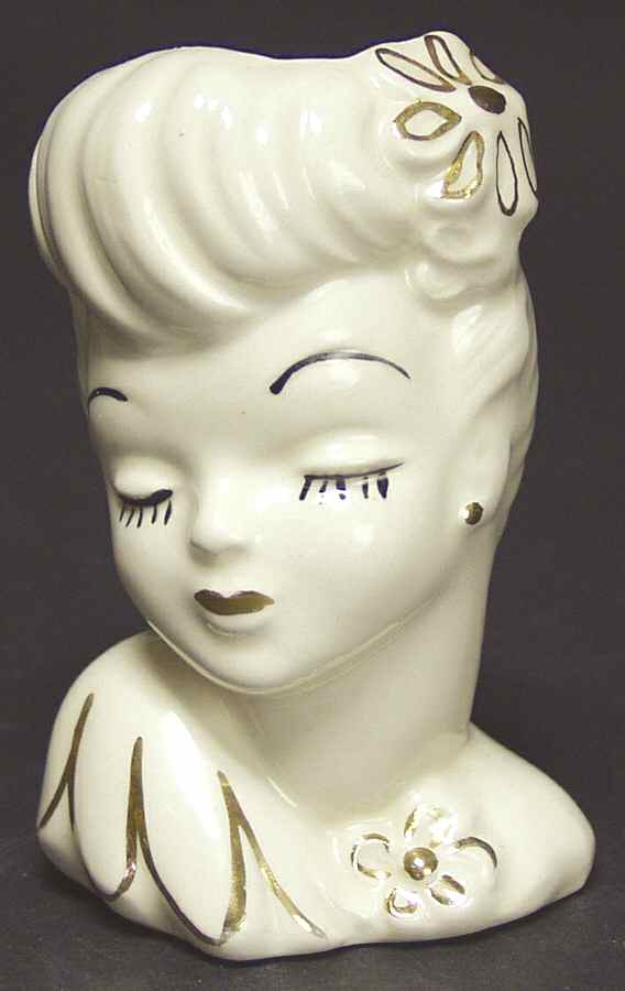 Head Vases Betty Grable Look Alike - No Box by Unknown Manufacturer-1