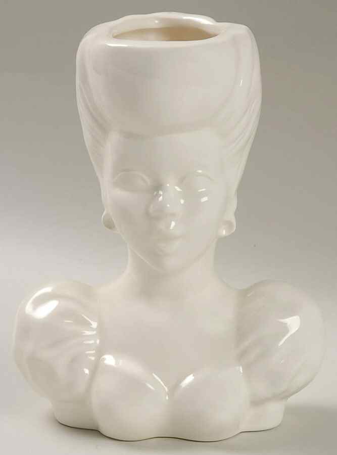 Head Vases Lucy Mould Undecorated - No Box by Unknown Manufacturer-1