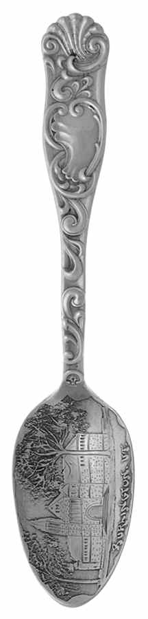 Vermont Souvenir Spoon Burlington Vermont - No Box by Unknown Mfg Silver-1