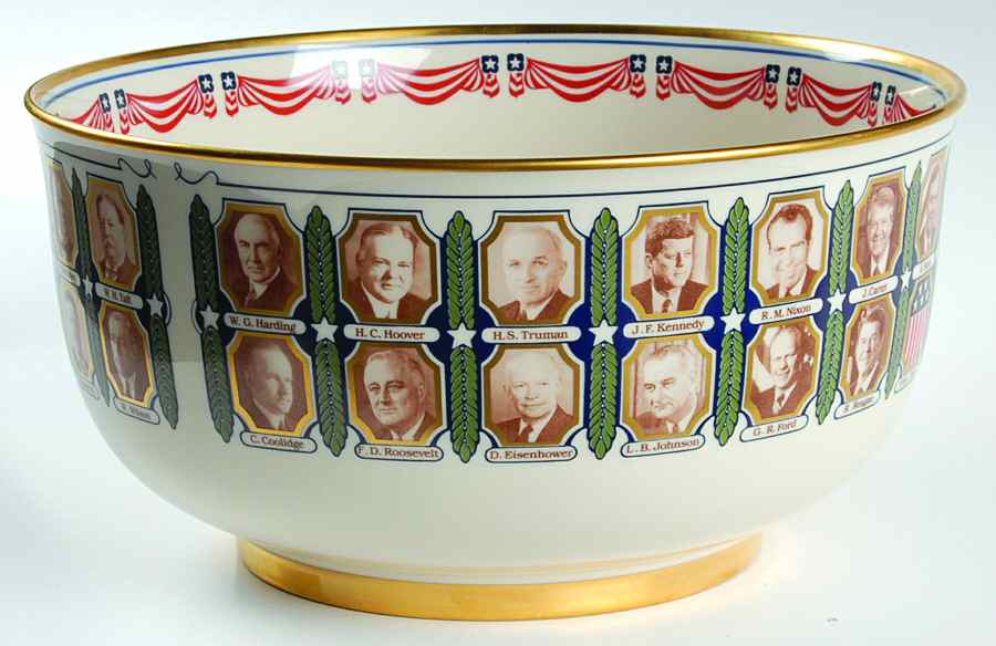 Presidential Bowl Presidential Bowl-Cream - No Box by US Historical Society-1