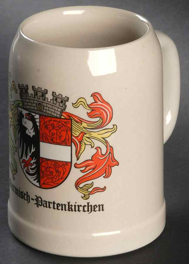 City Tankards Garmisch-Partenkir Crest - No Box by Unknown Manufacturer-1