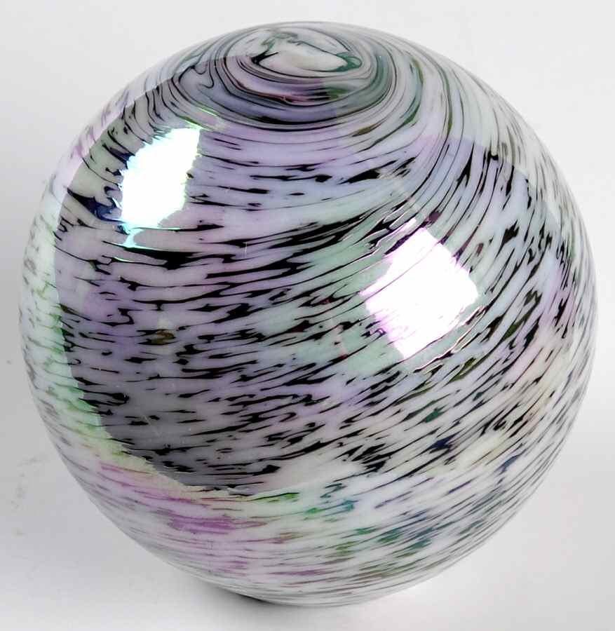 Art Glass Paperweights Swirl Wisp Pastel - No Box by Unknown Mfg Collectibles-1
