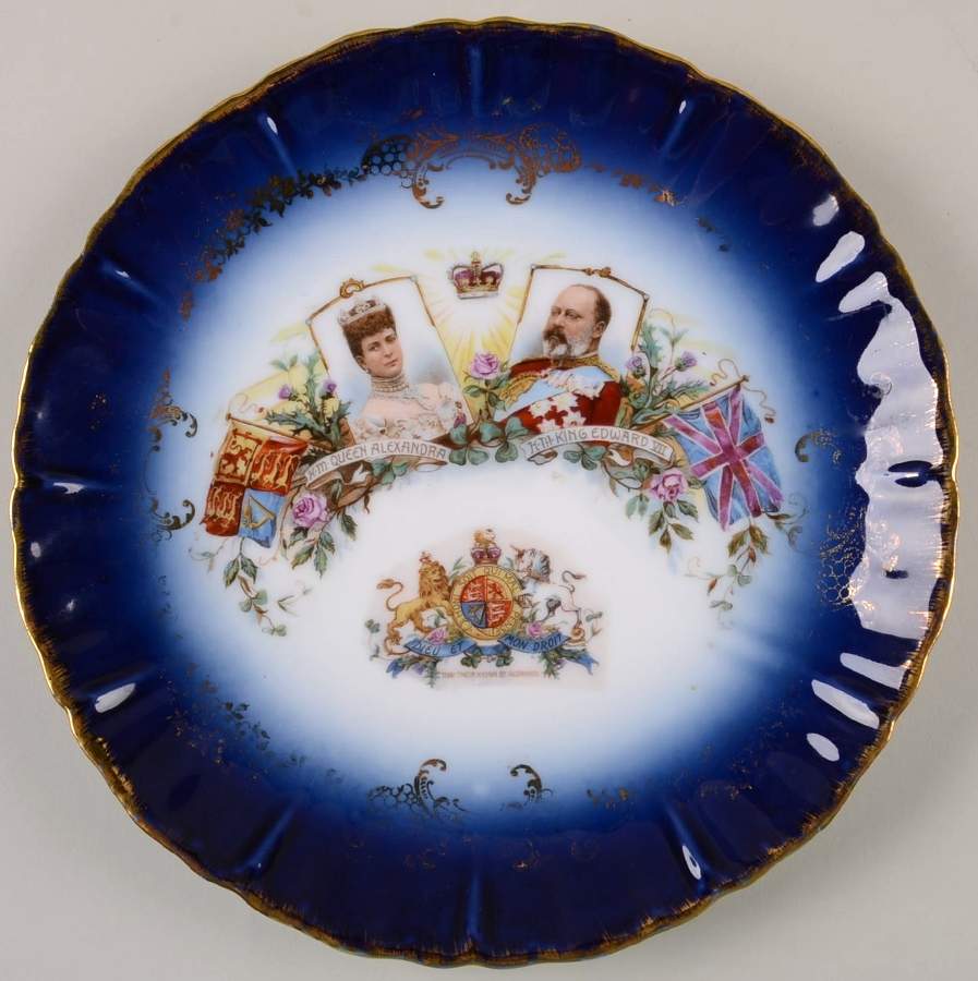 Royalty Giftware Edwardvii Coronation Plate - No Box by Unknown Manufacturer-1