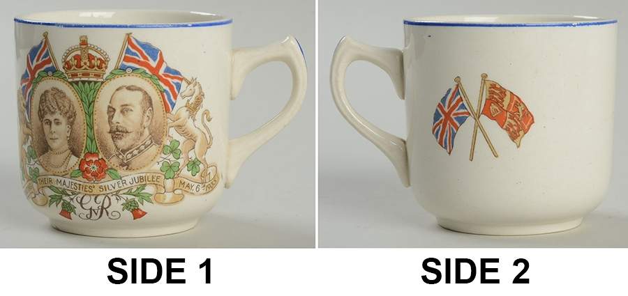 Royalty Giftware George V & Mary Silver Jubilee Cup - No Box by Unknown Manufacturer-1