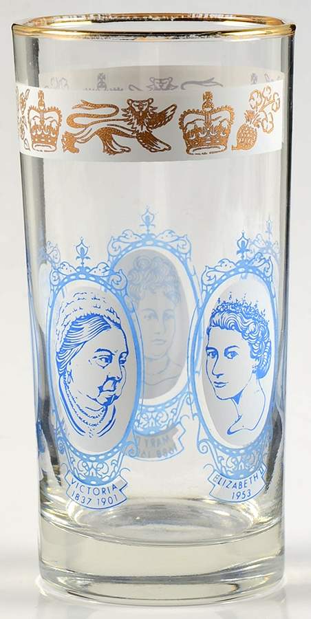 Royalty Giftware Queens Of England Glassware - No Box by Unknown Manufacturer-1