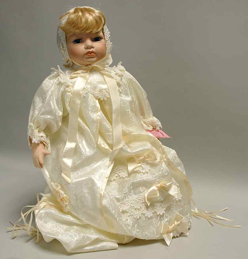 Porcelain Dolls Show Stoppers Doll - Boxed by Unknown Mfg Collectibles-1