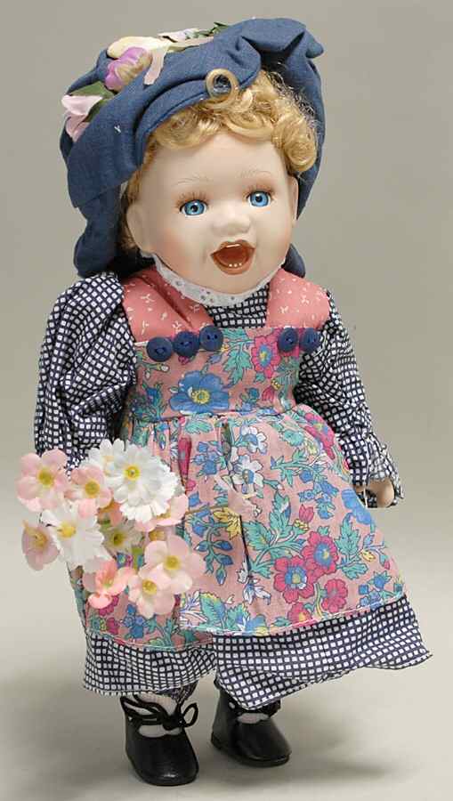 Porcelain Dolls Rose-My Rose Garden - Boxed by Unknown Mfg Collectibles-1