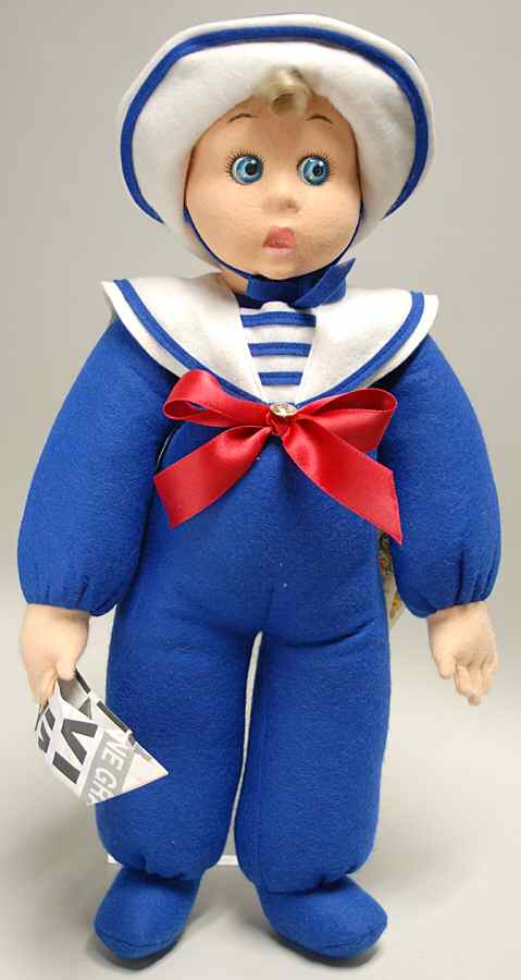 Porcelain Dolls Sailor Baby Marco - No Box by Unknown Mfg Collectibles-1
