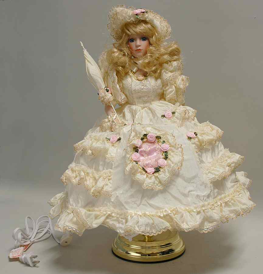 Porcelain Dolls Illuminated Doll - Boxed by Unknown Mfg Collectibles-1