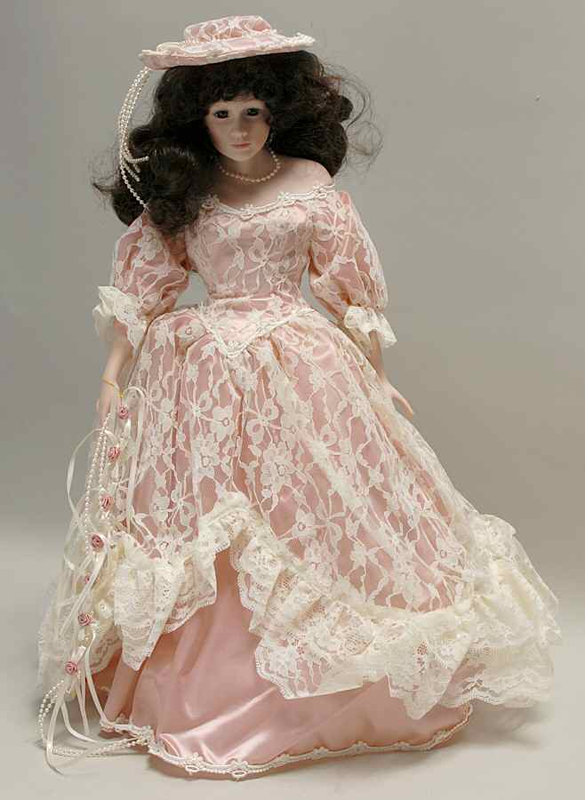 Porcelain Dolls Brittany  - Boxed by Unknown Mfg Collectibles-1
