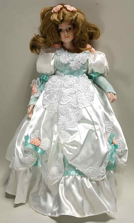 Porcelain Dolls Angelica - With Box by Unknown Mfg Collectibles-1