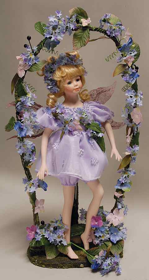 Porcelain Dolls Violet - No Box by Unknown Mfg Collectibles-1