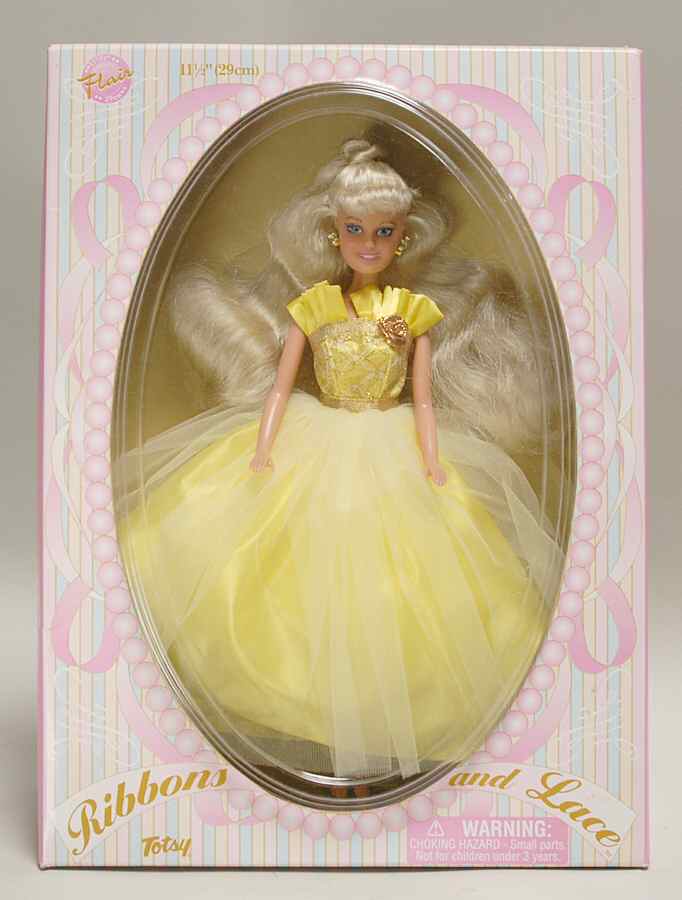 Porcelain Dolls Ribbon And Lace Doll - Boxed by Unknown Mfg Collectibles-1