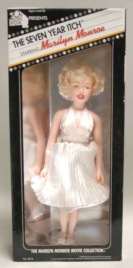 Porcelain Dolls Seven Year Itch-Marilyn Monroe - Boxed by Unknown Mfg Collectibles-1