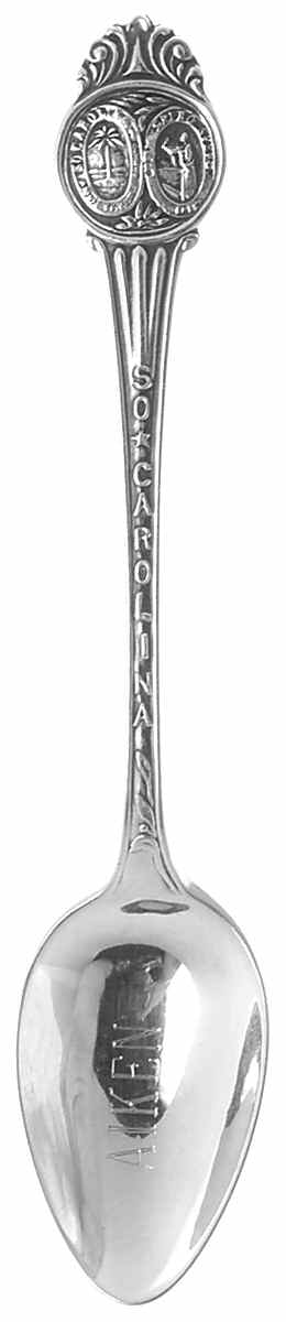 South Carolina Souvenir Spoon Aiken - No Box by Unknown Mfg Silver-1