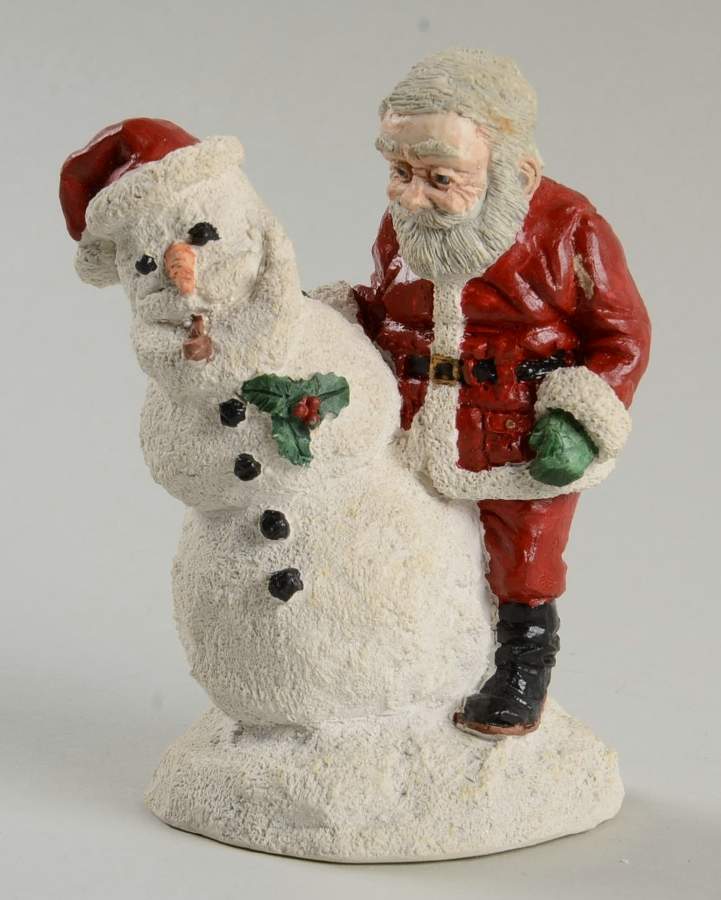 Jolly Old Elf Santa With Friend - Boxed by United Design-1