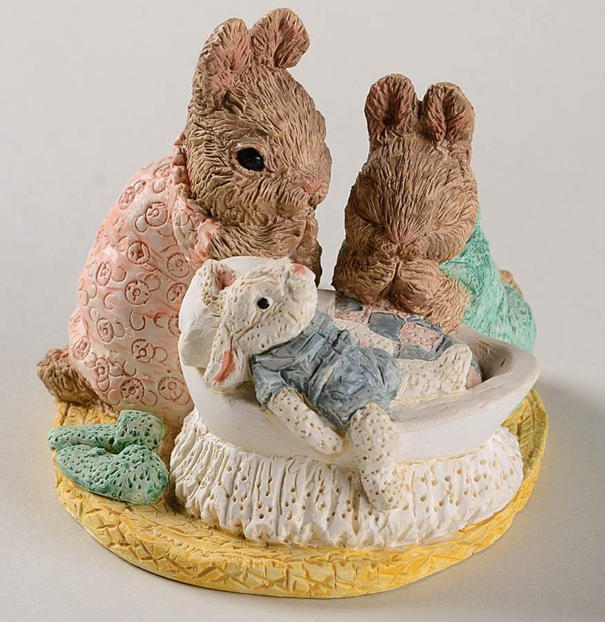 Easter Bunny Family Bed Time - Boxed by United Design-1