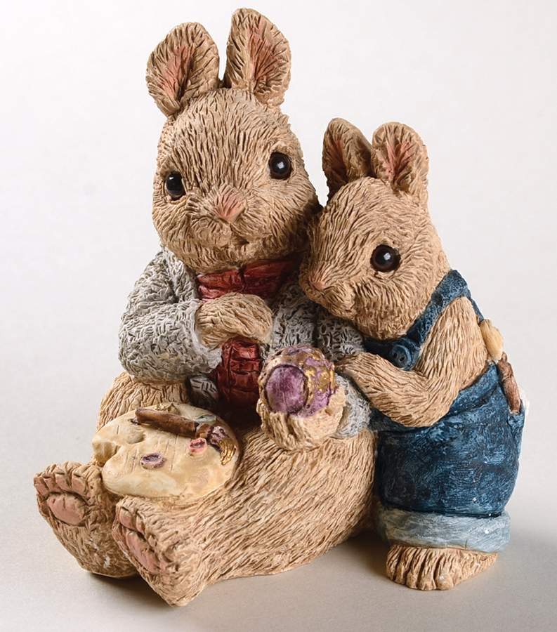 Easter Bunny Family Painting Lessons - No Box by United Design-1
